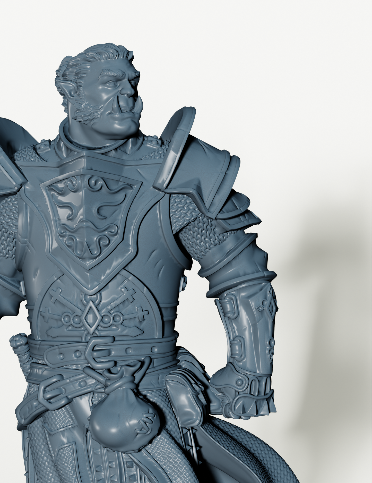 Chevalier Demi-Orc - Gardien de l'Ordre