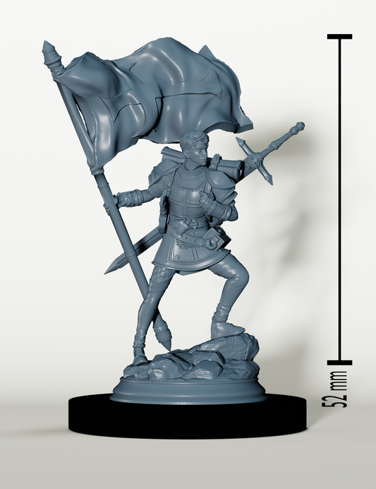 Écuyer Humain - Porte-Étendard