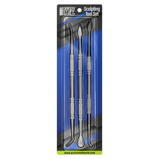 Kit de 3 outils de sculture en métal