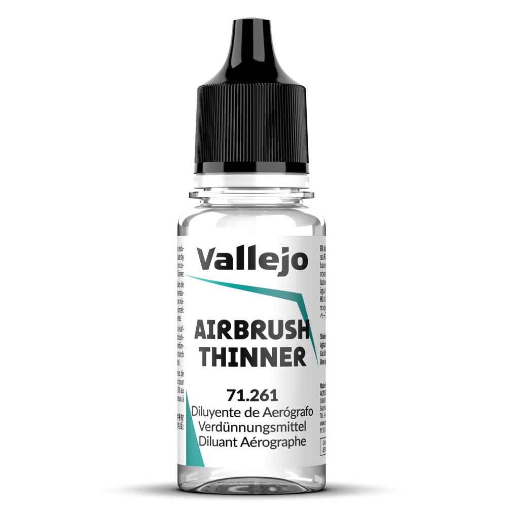Pot de peinture Peinture Vallejo Model Air 71.261 Airbrush Thinner - Diluant Aérographe 17 ml