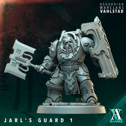 Clans de Guerre Asgardiens : Set de 18 Guerriers Vikings Spatiaux