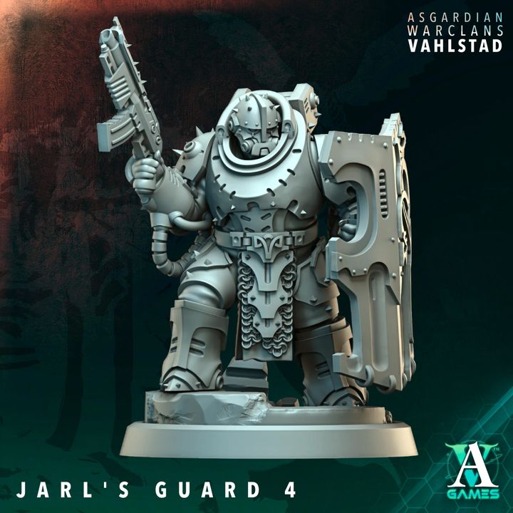 Clans de Guerre Asgardiens : Set de 18 Guerriers Vikings Spatiaux