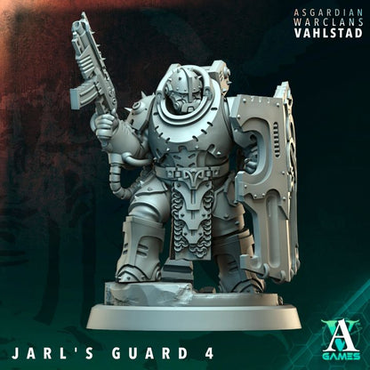 Clans de Guerre Asgardiens : Set de 18 Guerriers Vikings Spatiaux