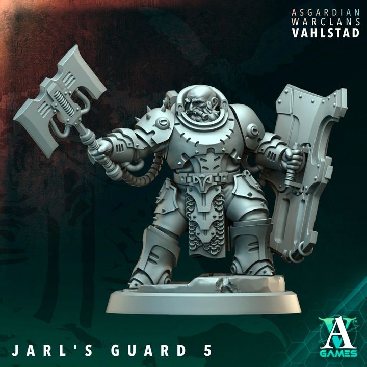 Clans de Guerre Asgardiens : Set de 18 Guerriers Vikings Spatiaux
