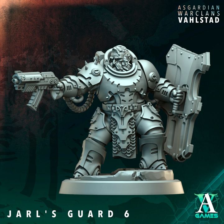 Clans de Guerre Asgardiens : Set de 18 Guerriers Vikings Spatiaux