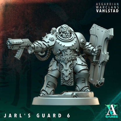 Clans de Guerre Asgardiens : Set de 18 Guerriers Vikings Spatiaux
