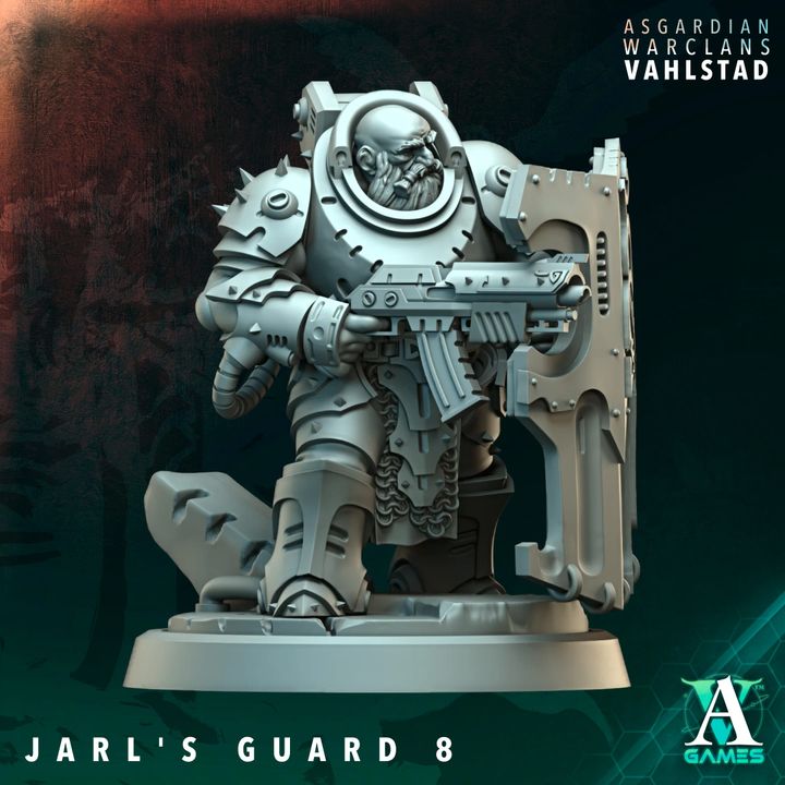 Clans de Guerre Asgardiens : Set de 18 Guerriers Vikings Spatiaux