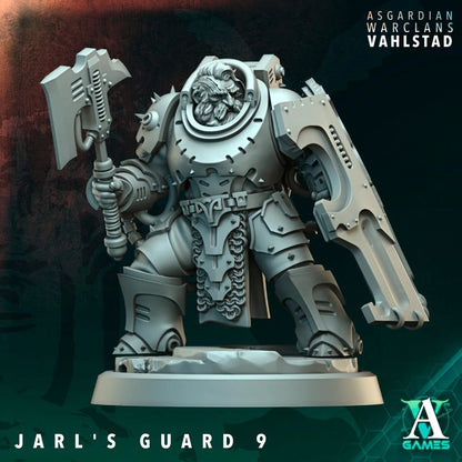 Clans de Guerre Asgardiens : Set de 18 Guerriers Vikings Spatiaux
