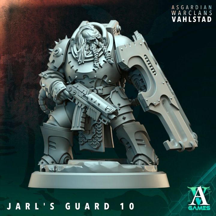 Clans de Guerre Asgardiens : Set de 18 Guerriers Vikings Spatiaux