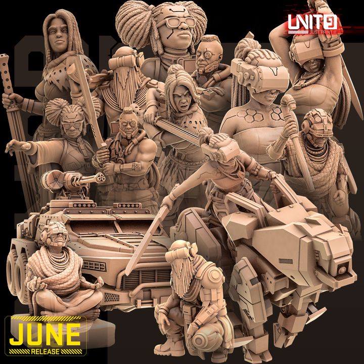 La B-Mob, Set de Mercenaires Augmentés des Rues