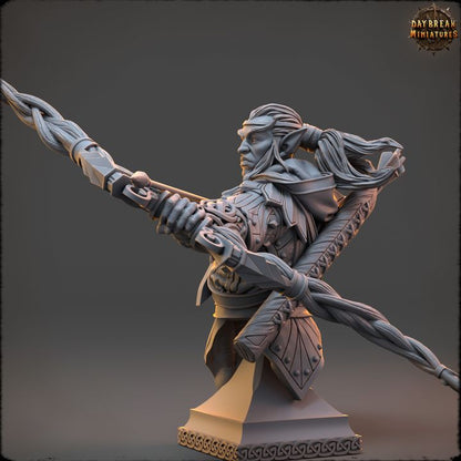 Buste d’archer elfe