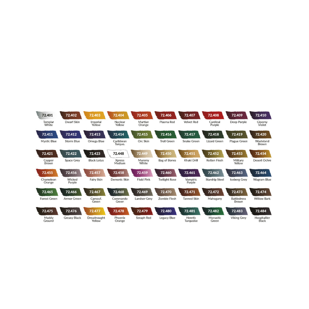 Mallette 60 teintes Xpress Color