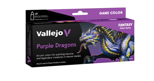 Fantasy Color Series 8 PURPLE DRAGONS