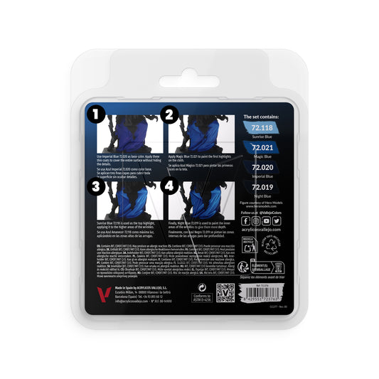 Game Color Set Bleu