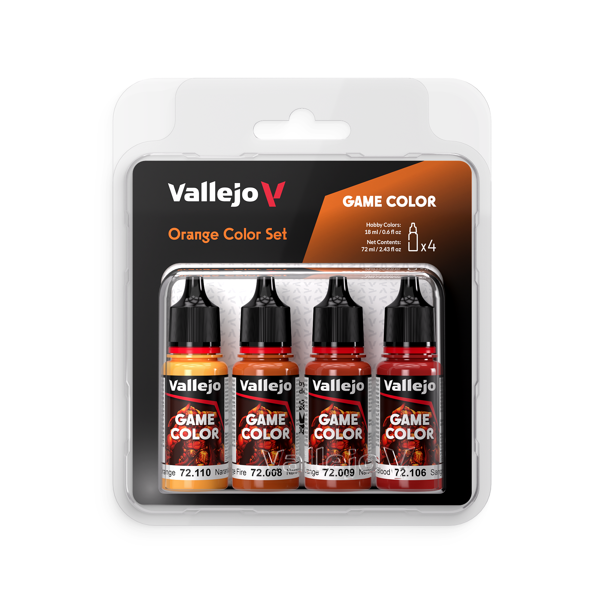 Game Color Set Orange