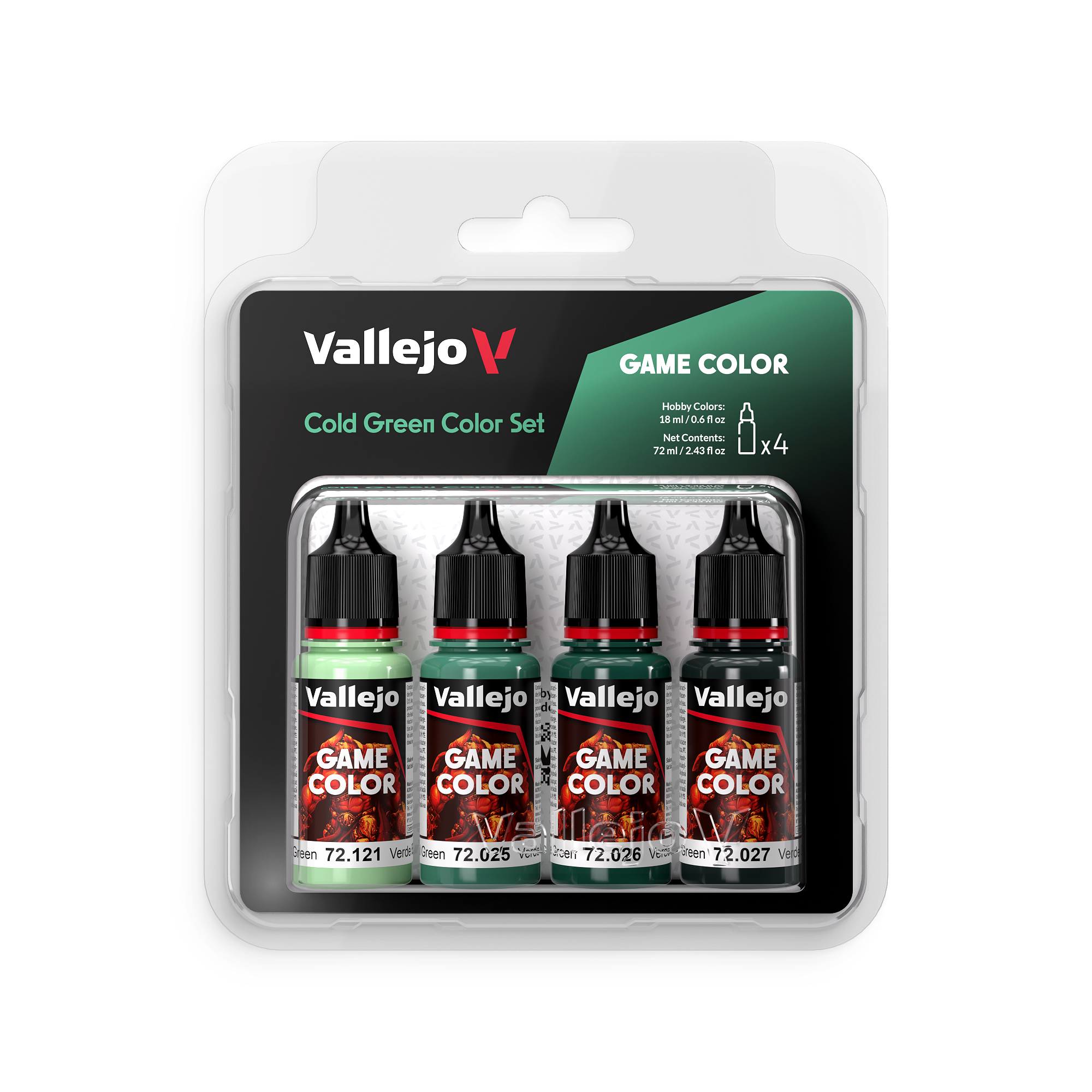 Game Color Set Vert Froid