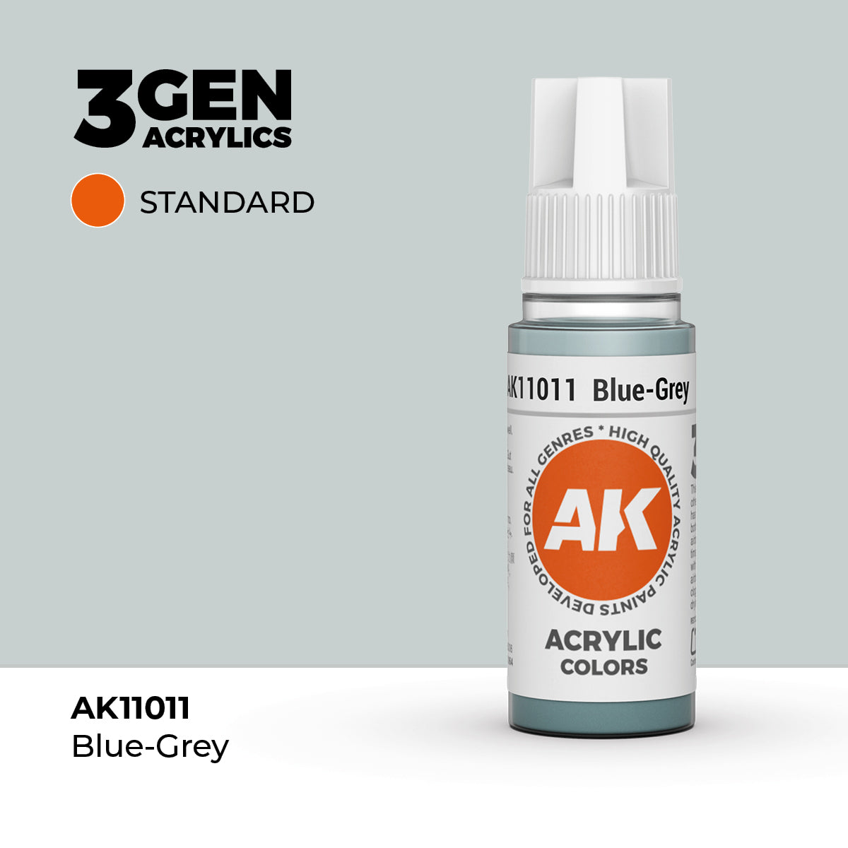 Pot de peinture AK 3GEN AK11011 Blue Grey - Gris bleu 18 ml