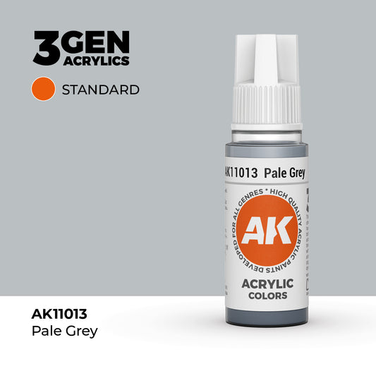 Pot de peinture AK 3GEN AK11013 Pâle Grey - Gris pâle 18 ml