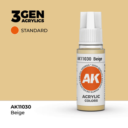 Pot de peinture AK 3GEN AK11030 Beige 18 ml