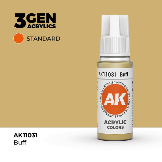 Pot de peinture AK 3GEN AK11031 Buff 18 ml