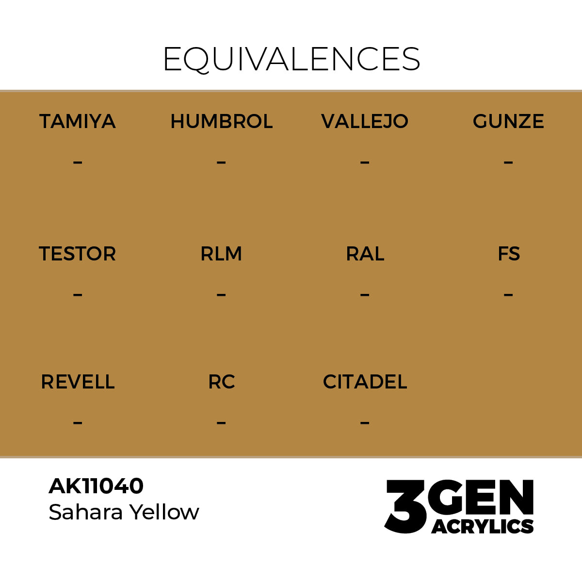 Pot de peinture AK 3GEN AK11040 Sahara Yellow - Jaune Sahara 18 ml, detail 1