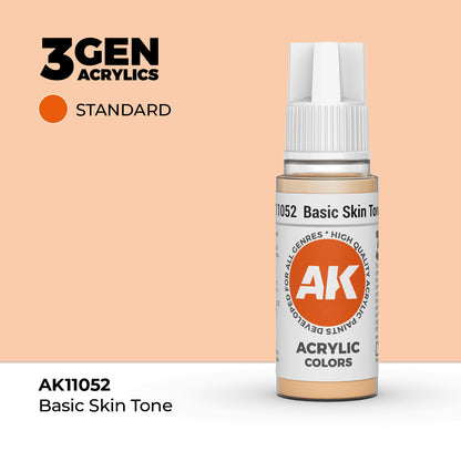 Pot de peinture AK 3GEN AK11052 Basic Skin Tone - Chair de base 18 ml