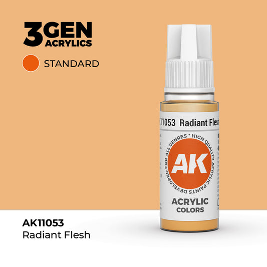 Pot de peinture AK 3GEN AK11053 Radiant Flesh - Chair éclatante 18 ml
