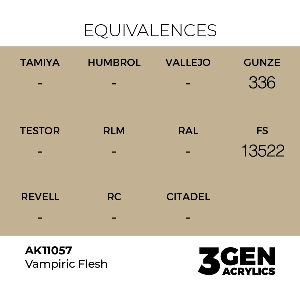 Pot de peinture AK 3GEN AK11057 Vampiric Flesh - Chair vampirique 18 ml, detail 1