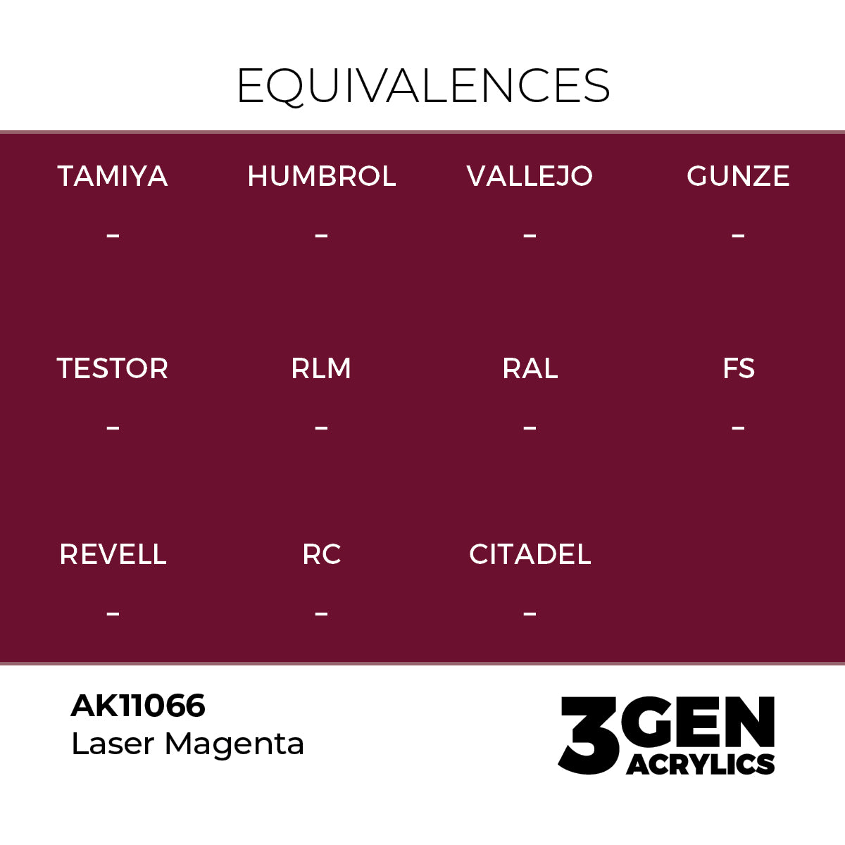 Pot de peinture AK 3GEN AK11066 Laser Magenta - Magenta Laser 18 ml, detail 1