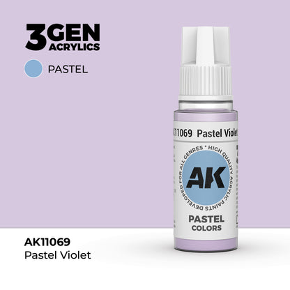 Pot de peinture AK 3GEN AK11069 Pastel Violet - Violet pastel 18 ml