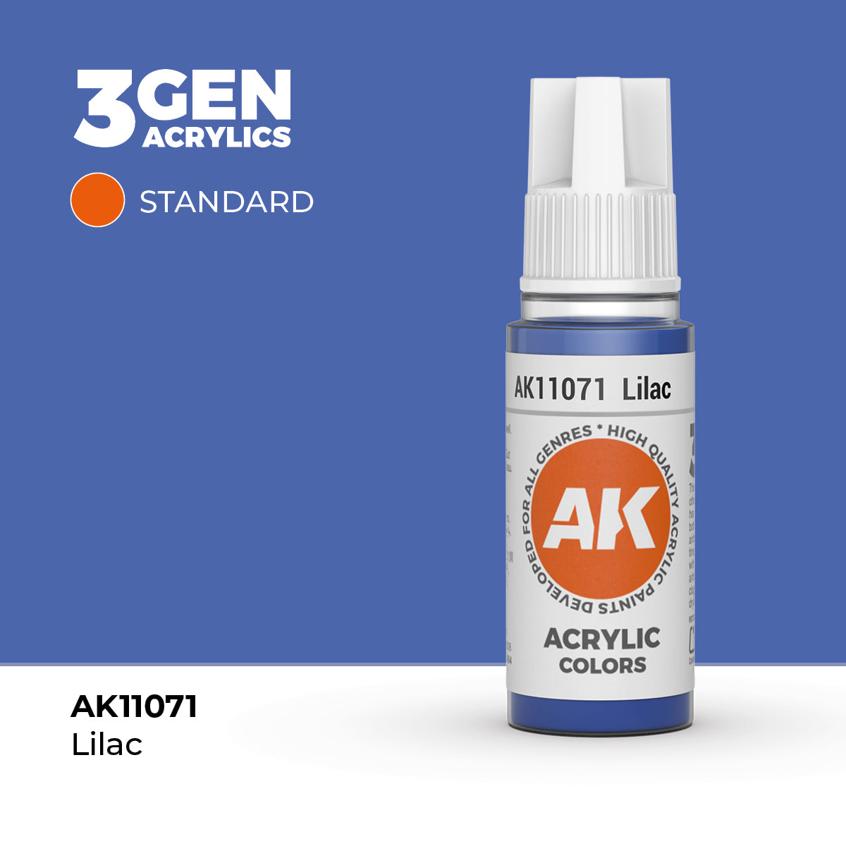 Pot de peinture AK 3GEN AK11071 Lilac - Lilas 18 ml