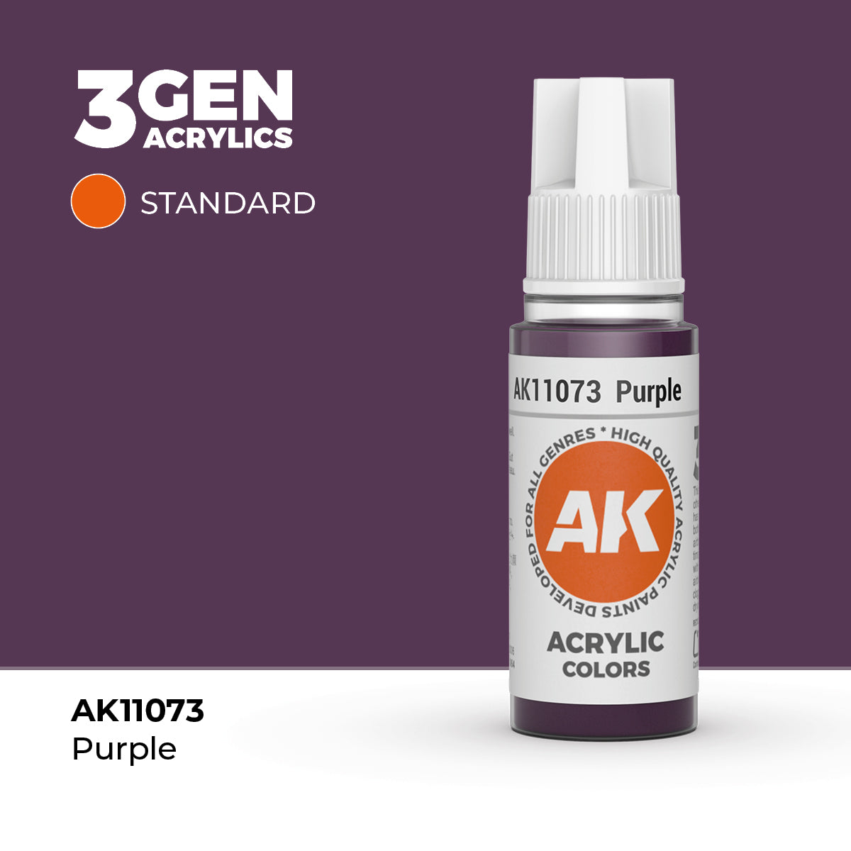 Pot de peinture AK 3GEN AK11073 Purple - Violet 18 ml