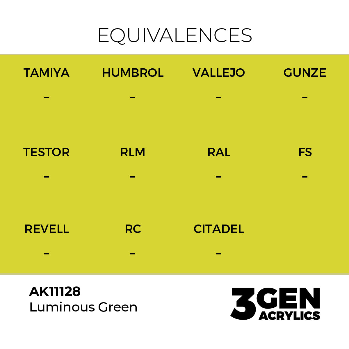 Pot de peinture AK 3GEN AK11128 Luminous Green - Vert Lumineux 18 ml, detail 1