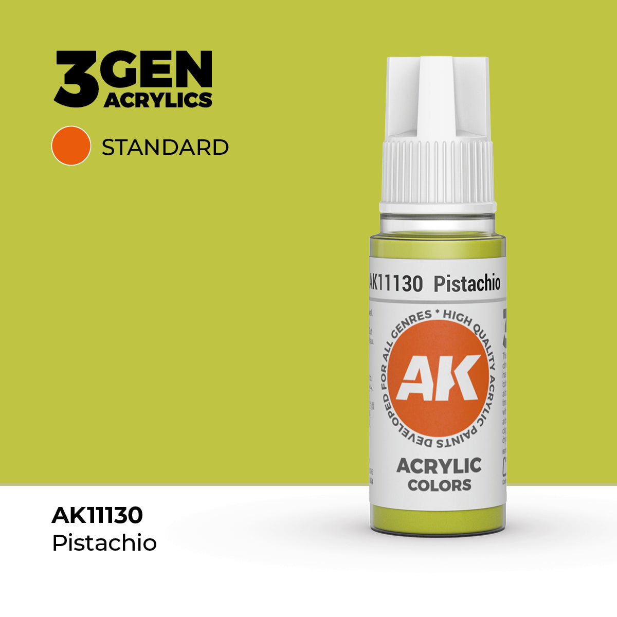Pot de peinture AK 3GEN AK11130 Pistachio - Pistache 18 ml