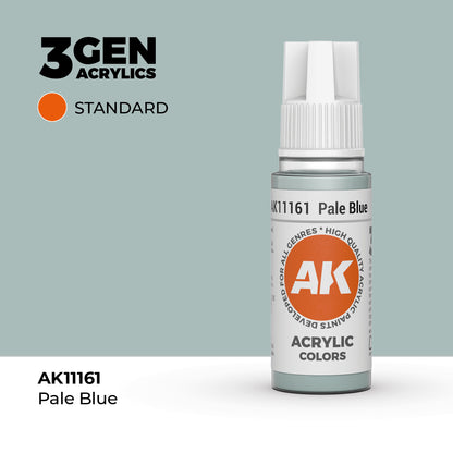 Pot de peinture AK 3GEN AK11161 Pâle Blue - Bleu pâle 18 ml