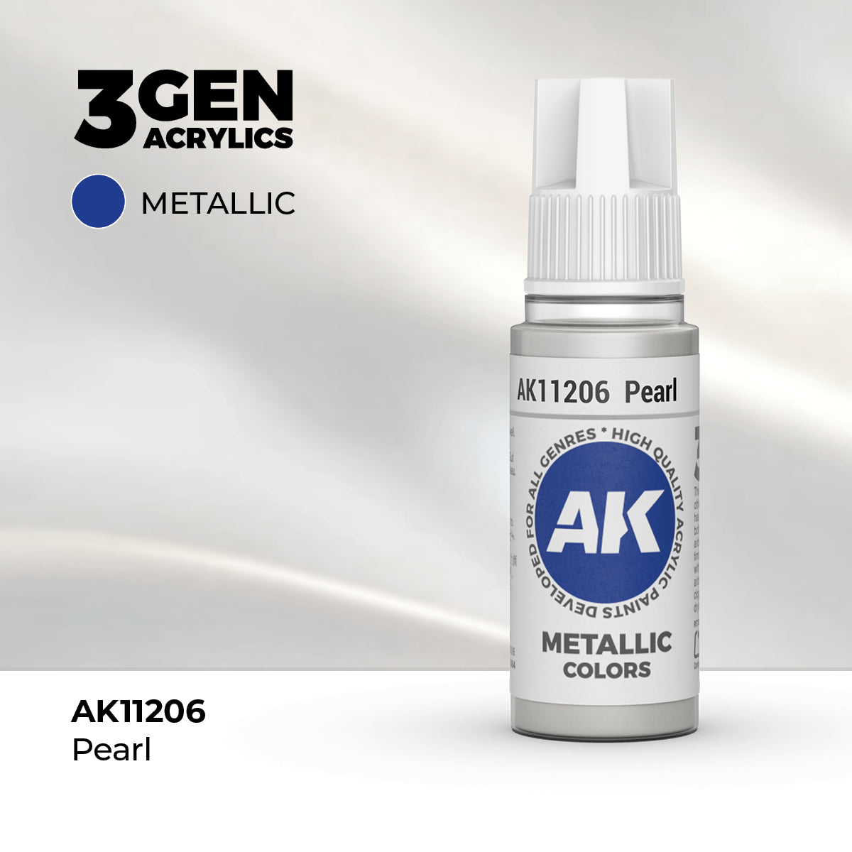 Pot de peinture AK 3GEN AK11206 Pearl - Nacré 18 ml