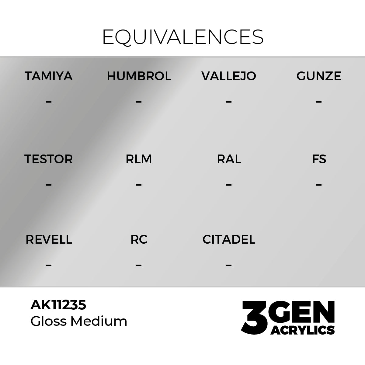 Pot de peinture AK 3GEN AK11235 Gloss Medium - Medium Brillant 18 ml, detail 1