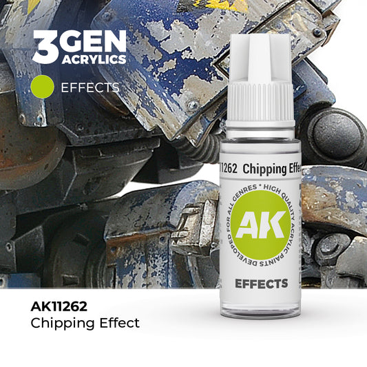Pot de peinture AK 3GEN AK11262 Chipping Effect - Écaillage 18 ml