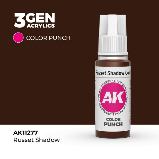 Pot de peinture AK 3GEN AK11277 Russet Shadow - Ombre rousse 18 ml