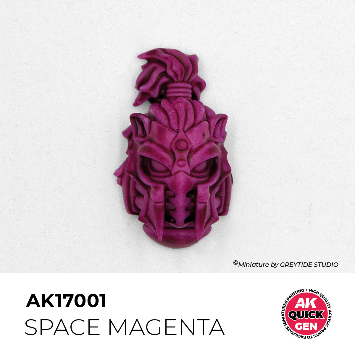 Pot de peinture AK Quick Gen AK17001 Space Magenta - Magenta Spatial 18 ml, détail 1