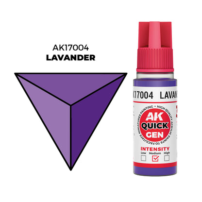 Pot de peinture AK Quick Gen AK17004 Lavender - Lavande 18 ml