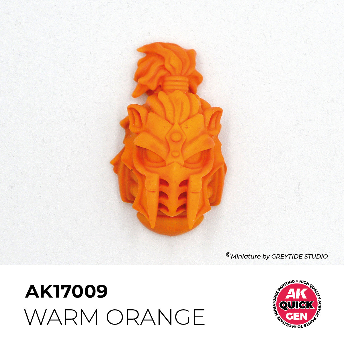 Pot de peinture AK Quick Gen AK17009 Warm Orange - Orange Chaud 18 ml, détail 1