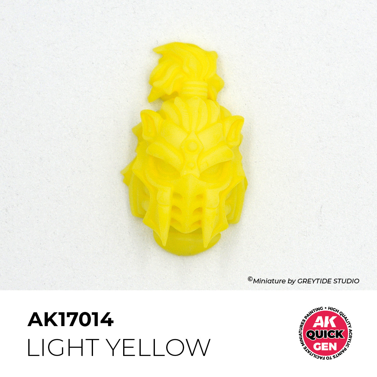 Pot de peinture AK Quick Gen AK17014 Light Yellow - Jaune Clair 18 ml, détail 1