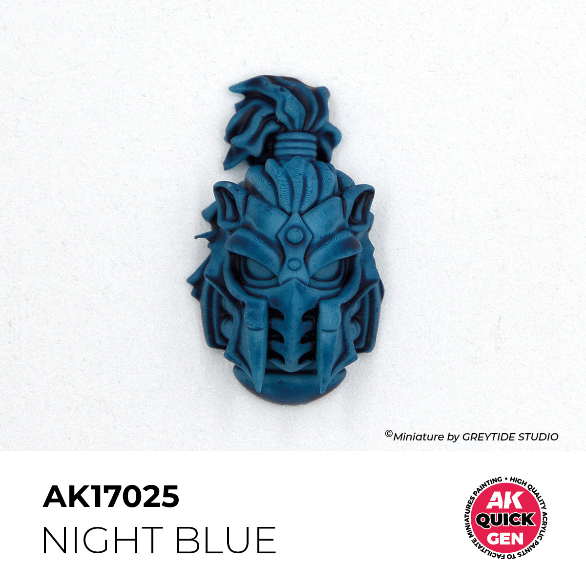 Pot de peinture AK Quick Gen AK17025 Night Blue - Bleu Nuit 18 ml, détail 1