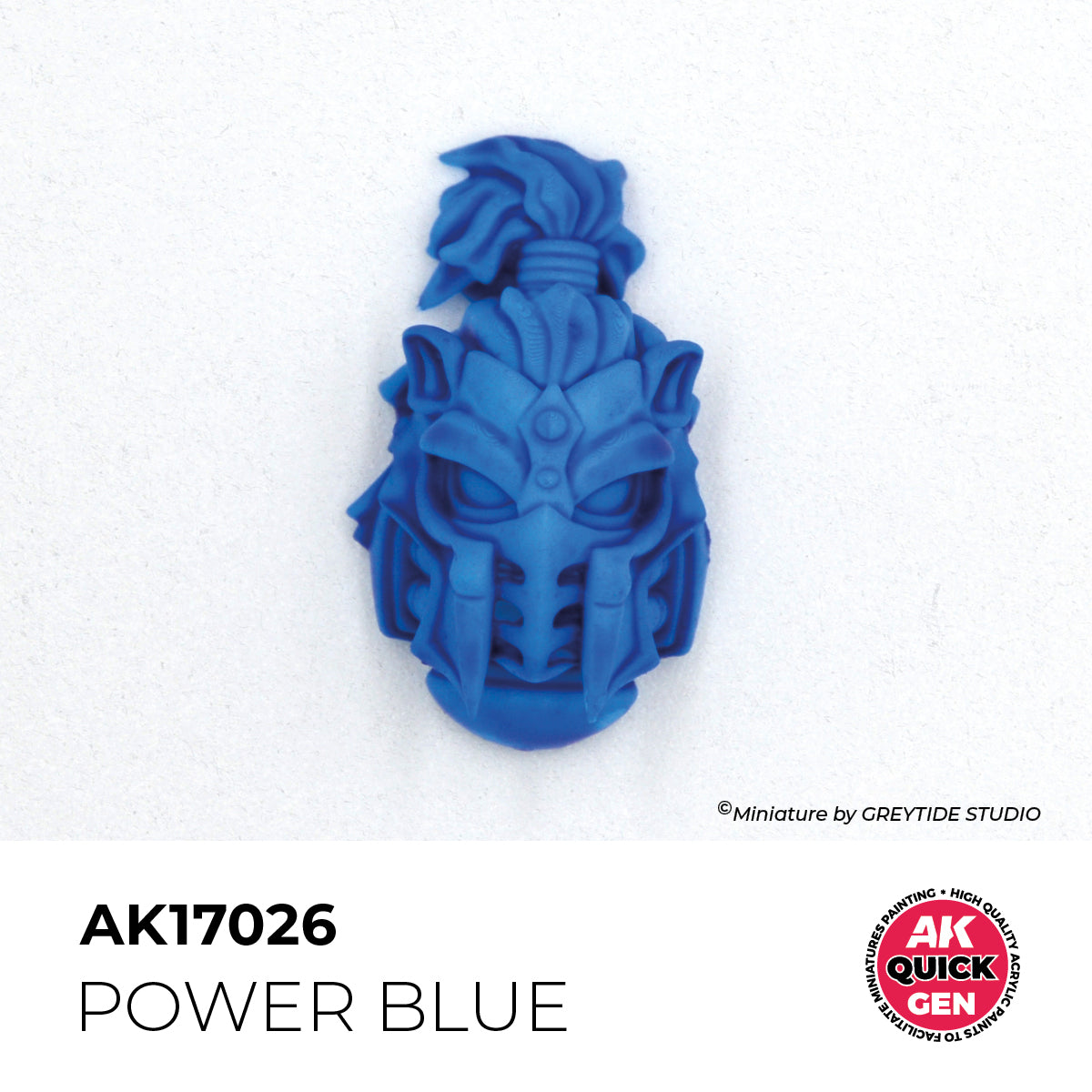 Pot de peinture AK Quick Gen AK17026 Power Blue - Bleu Puissant 18 ml, détail 1