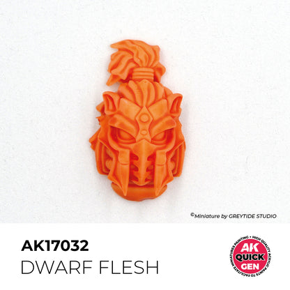 Pot de peinture AK Quick Gen AK17032 Dwarf Flesh - Chair Naine 18 ml, détail 1