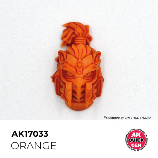 Pot de peinture AK Quick Gen AK17033 Orange 18 ml, détail 1