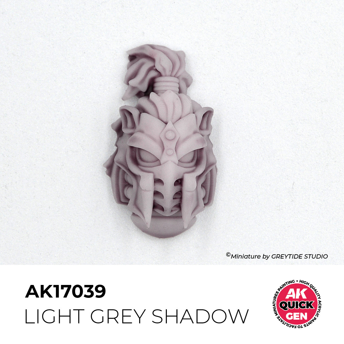 Pot de peinture AK Quick Gen AK17039 Light Grey Shadow - Ombre Gris Clair 18 ml, détail 1