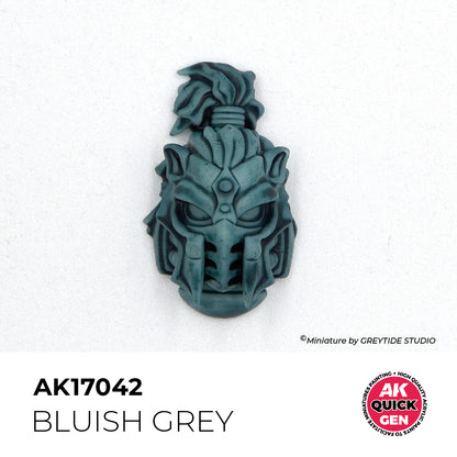 Pot de peinture AK Quick Gen AK17042 Bluish Grey - Gris Bleuté 18 ml, détail 1