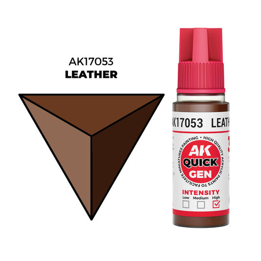 Pot de peinture AK Quick Gen AK17053 Leather - Cuir 18 ml